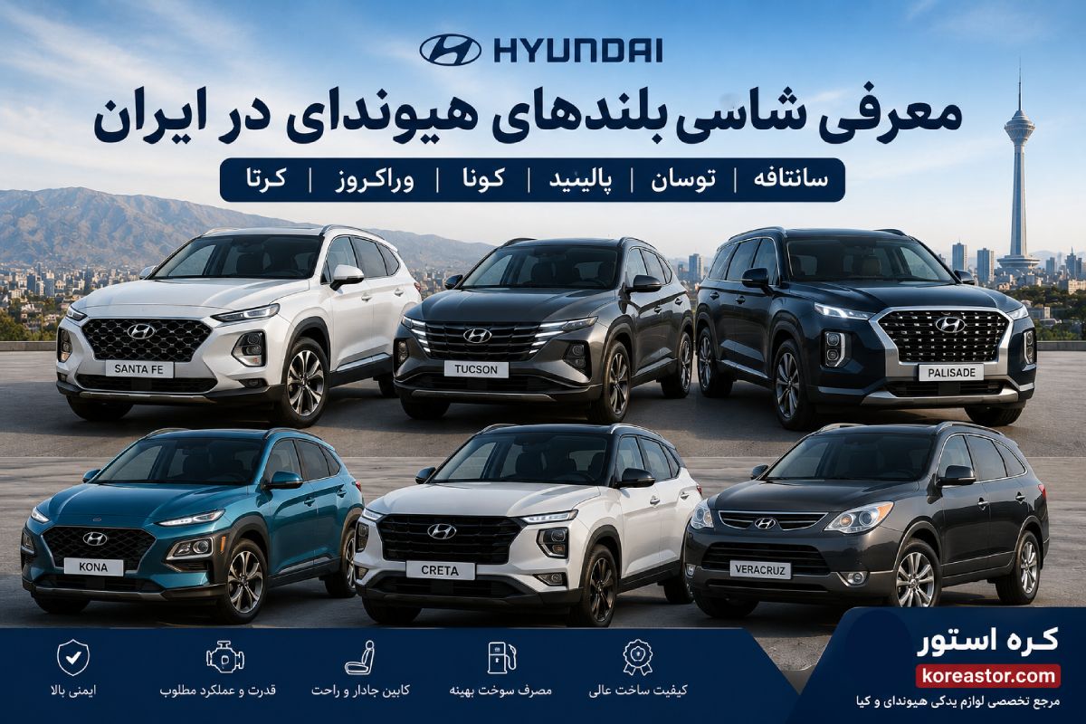 انواع مدل های هیوندای در ایران